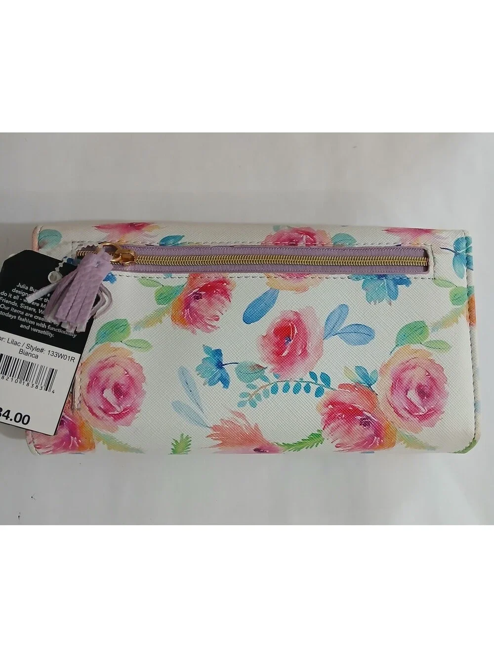 WOMEN'S JULIA BUXTON COLORFUL ROSE WALLET